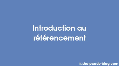 Introduction au référencement - Thumbnail
