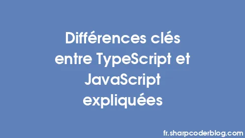 Différences clés entre TypeScript et JavaScript expliquées - Thumbnail