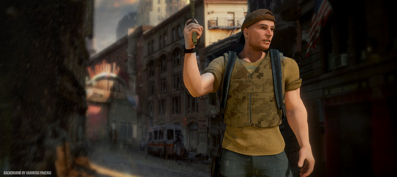 Personnage de survie post-apocalyptique