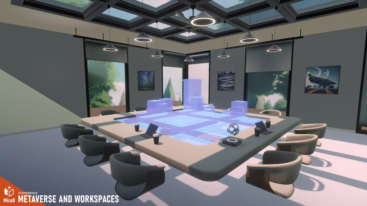 Metaverse et espaces de travail - Conférence - Package Unity Asset Store.