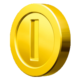 Image transparente de la pièce d'or