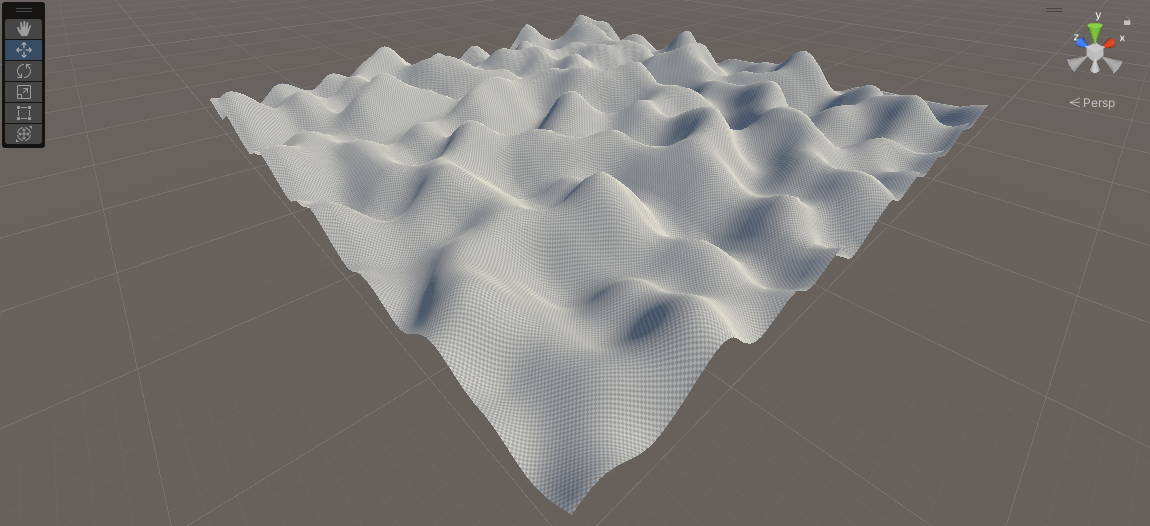 Génération Unity Terrain avec bruit Perlin.