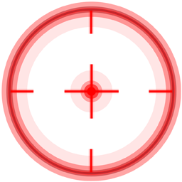 réticule point rouge