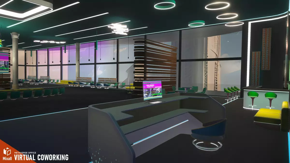 Coworking virtuel - Metaverse Office - Package Unity Asset Store.