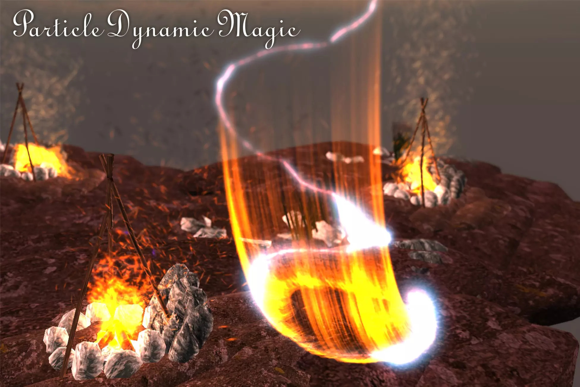 Particle Dynamic Magic 2: décalcomanie, spline, particules IA et dynamique