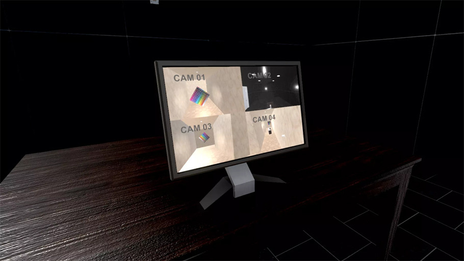 Système de caméra de sécurité dans Unity.