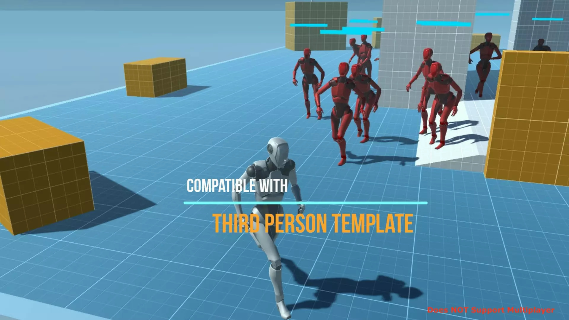 Zombie AI pour Unity: compatible avec la vue à la troisième personne